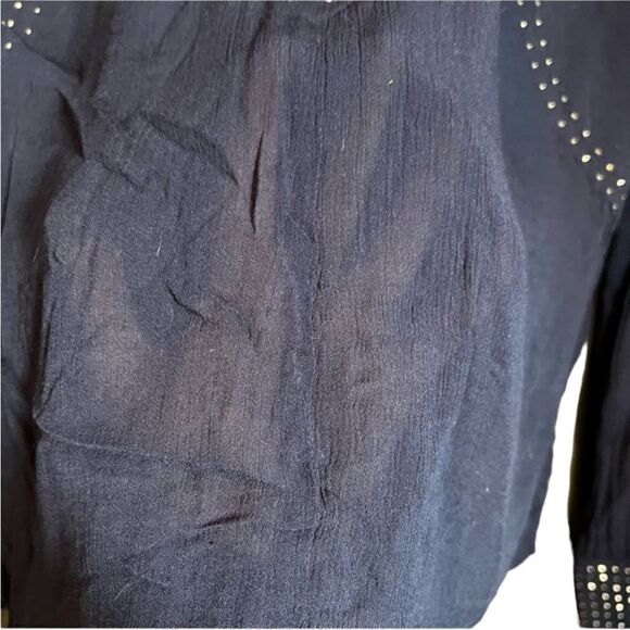 3 for $30! Jennifer Lopez navy shirt with embellishments - Picture 10 of 13